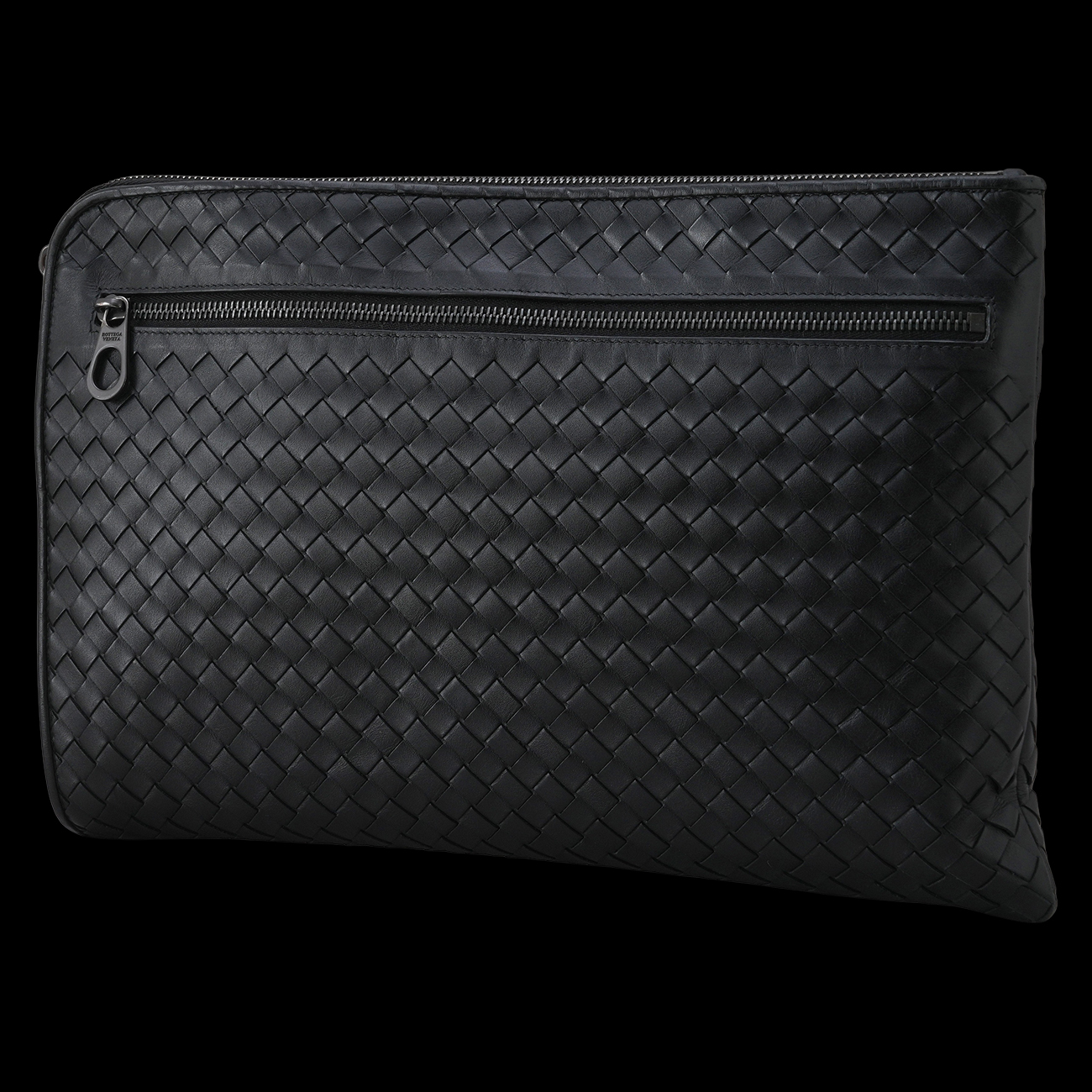 BOTTEGA VENETA(USED)보테가베네타 인트레치아토 클러치 블랙